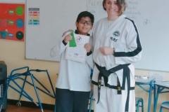Entrega de grados en Taekwondo