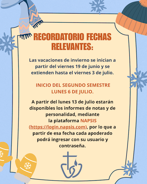 Vacaciones de invierno 2026
