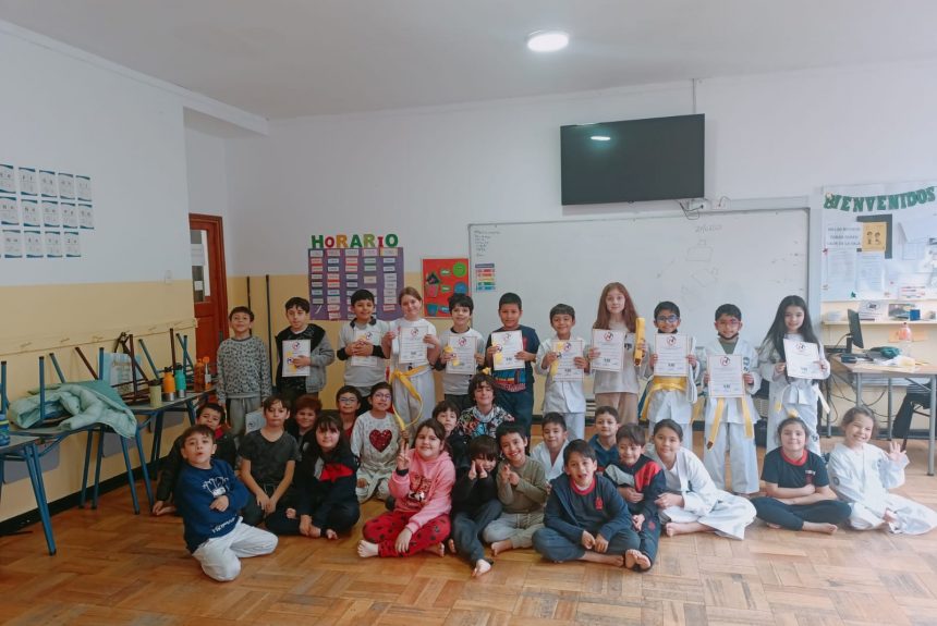 Entrega de grados en Taekwondo: